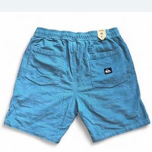 Quiksilver Teal Corduroy Shorts